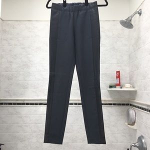 Club Monaco Teal Leather Jeggings